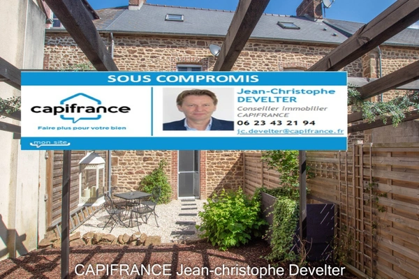 Maison à vendre 3 pièces SAINT FRAIMBAULT (61) maison deux chambres avec jardin sur terrain de 90 m2