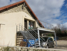 Dpt Ain (01), à vendre ORDONNAZ magnifique appartement T4 de 72 m² avec terrain privatif de 141 m²