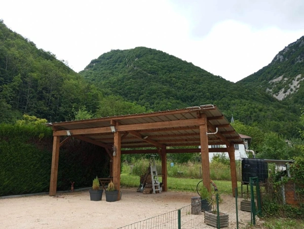 Terrain de loisir à vendre  CHALEY (01) 204 m² avec carport