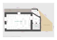 Orléans Bourdon Blanc maison de ville de 1900 120 m2 à rénover avec courette à vendre (45)