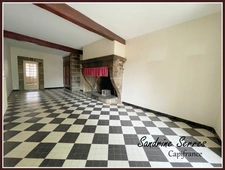 For sale ALZONNE 8-room house on approximately 299 m², attic, garage and interior courtyard. 