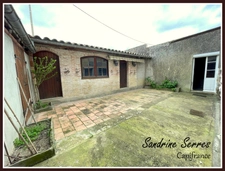 For sale ALZONNE 8-room house on approximately 299 m², attic, garage and interior courtyard. 