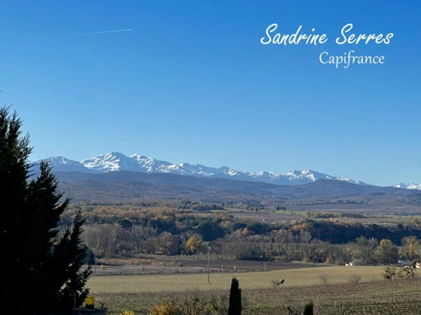 Villa plain-pied 105 m2 - Vue Pyrénées - Terrain 1 100 m2 