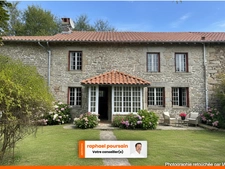 Maison en pierre à vendre 4 pièces SAINT PARDOUX le lac (87250)