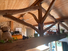 Corps de fermé rénové 170m2 avec deux granges -1370 m2 de terrain 