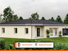 Maison de plain-pied de110m2 avec 3 chambres sur 1772m2 de terrain.