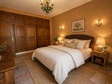 Maison à vendre 5 chambres dans parc avec tennis et piscine 