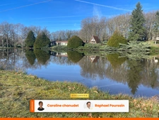 Très belle Propriété de  6,7hectares avec maison de plain-pied de 200m2, plan d'eau, gîte et dépendances 