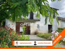 Maison à vendre sur sous-sol complet avec terrain de 954m2, 3 chambres à  CHATEAUPONSAC (87)