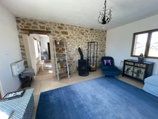Longère 100m2 habitable avec deux chambres sur parcelle de 1226 m2