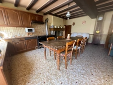 ensemble immobilier sur 1700m2 avec deux maisons, grange atelier jardin et puits 