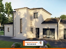 Maison de ville de 119m2 avec 4 chambres sur 300m2 de terrain.