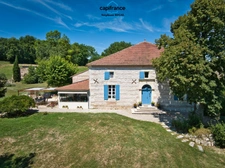 Propriete à vendre 10 pièces FONGRAVE (47) maison de 360m2 sur terrain de 1,43ha
