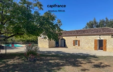 Propriete à vendre 5 pièces MAUROUX (46), 100 m2 sur 1,5ha de terrain
