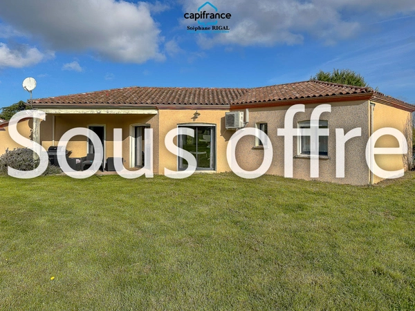 Maison à vendre 5 pièces MONTAYRAL (47) de 100m2 habitables sur 1659m2 de terrain clos