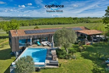 Lot (46) department, for sale in Mauroux: 8-room house of 210 m² - 2,400 m² plot - Single storey