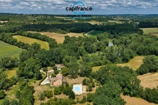 Propriete à vendre 6 pièces PAULHIAC (47) propriété de 265m2 comprenant maison, moulin et dépendances