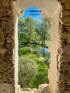 Propriete à vendre 6 pièces proche de MONTCUQ (46), moulin et dépendances sur terrain de 1,67 ha 