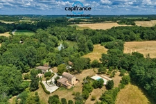 Propriete à vendre 6 pièces PAULHIAC (47) propriété de 265m2 comprenant maison, moulin et dépendances