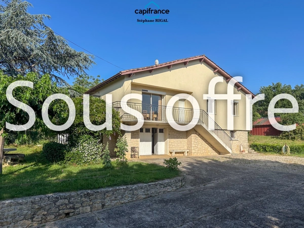 Maison à vendre 5 pièces MONTAYRAL (47) sur terrain de 3448 m² clos
