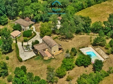 Propriete à vendre 6 pièces PAULHIAC (47) propriété de 265m2 comprenant maison, moulin et dépendances