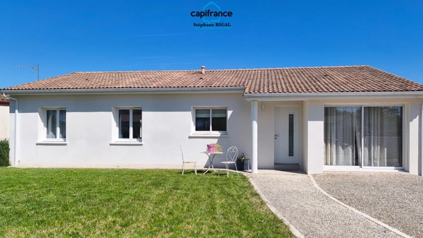 Maison à vendre 5 pièces SAINT SYLVESTRE SUR LOT (47) Maison de 101 m2 habitables sur terrain clos de 751m2