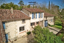 Dpt Lot et Garonne (47), à vendre VILLENEUVE SUR LOT propriete P5  sur 1,87 ha de terrain 