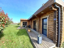 ? Maison en Rondins de Bois | 111 m² | Grand Terrain de 3200 m² | Proche L’Huisserie & Laval ?✨