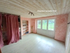 SAINT-PIERRE-LA-COUR – Longère en pierre 130m² avec dépendances et terrain d'1,34ha