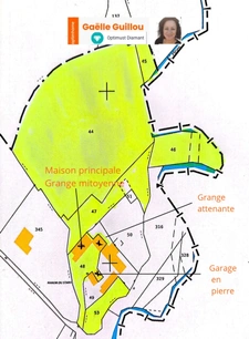 Ancien corps de ferme à rénover + Dépendances + Prairie et Verger 9 300m²