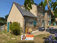 MORLAIX : Charmante maison en pierre de 3 chambres, jardin clos, vie de plain pied