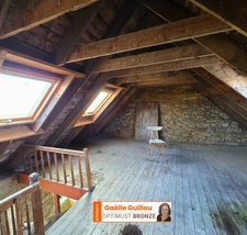GOULVEN : bâtisse de charme à rénover de 100m² pour 6 pièces + jardin