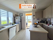 Ile de Batz : Maison pleine vue mer - Garage - Cave et Parcelle constructible