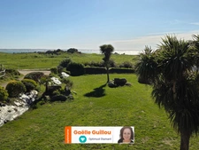 Ile de Batz : bien d'exception plain pied de 110m² - Accès et vue sur mer