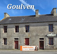 GOULVEN : bâtisse de charme à rénover de 100m² pour 6 pièces + jardin