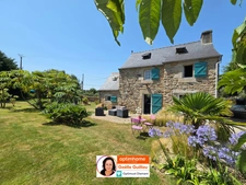 MORLAIX : Charmante maison en pierre de 3 chambres, jardin clos, vie de plain pied
