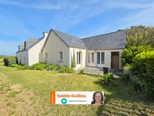 ILE DE BATZ : DOUBLE MAISON FAMILIALE de 190 m² VUE MER - 5 CHAMBRES - TERRAIN DE 990m²