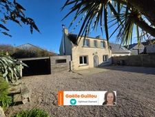 PLOUGOULM : Ensemble Maison + Garage + Hangar au calme à 2 pas de la mer - 1420m²