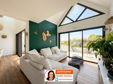 SANTEC : Maison contemporaine de 6 pièces + garage - 131m² - Vie de plain pied 