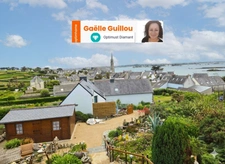 Ile de Batz : Maison pleine vue mer - Garage - Cave et Parcelle constructible