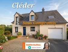 CLEDER PORT NEUF - maison de 102m²  - 5 pièces - Grand jardin et garage
