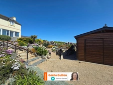 Ile de Batz : Maison pleine vue mer - Garage - Cave et Parcelle constructible