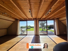 Ile de Batz : bien d'exception plain pied de 110m² - Accès et vue sur mer
