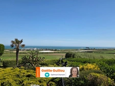 Ile de Batz : Maison pleine vue mer - Garage - Cave et Parcelle constructible