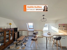 PLOUESCAT Centre : Appartement- meublé et équipé 2 chambres + Parking