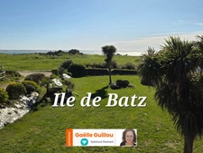 Ile de Batz : bien d'exception plain pied de 110m² - Accès et vue sur mer