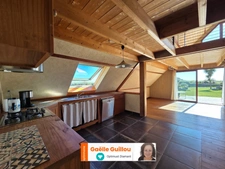 Ile de Batz : bien d'exception plain pied de 110m² - Accès et vue sur mer