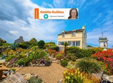 Ile de Batz : Maison pleine vue mer - Garage - Cave et Parcelle constructible