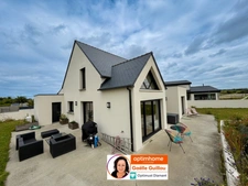 SANTEC : Maison contemporaine de 6 pièces + garage - 131m² - Vie de plain pied 