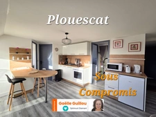 PLOUESCAT Centre : Appartement- meublé et équipé 2 chambres + Parking